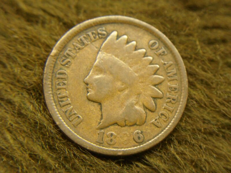 1896 U.S. Indian Head Cent, Weak '9' Variety