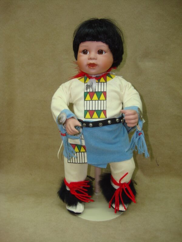 1994 Danbury Mint Little Deer Dancer porcelain doll by Elke Hutchen