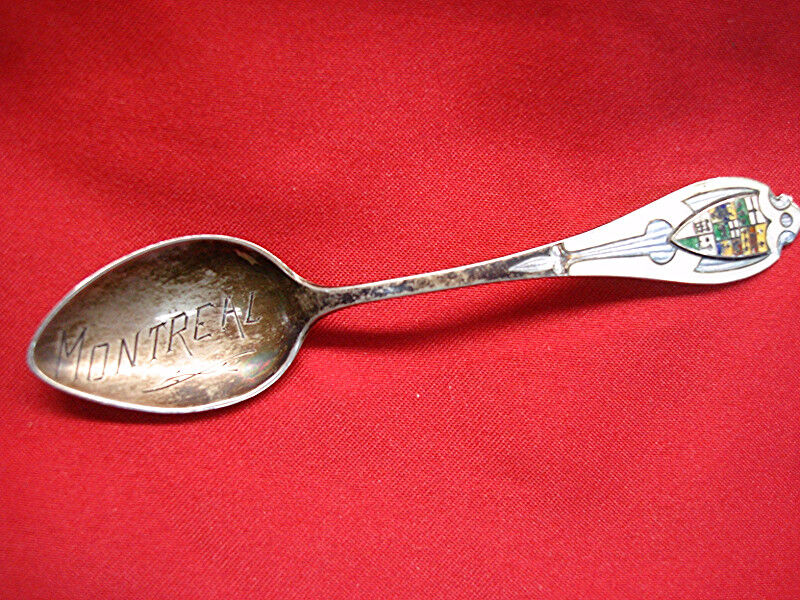 Vintage sterling silver Montreal souvenir spoon