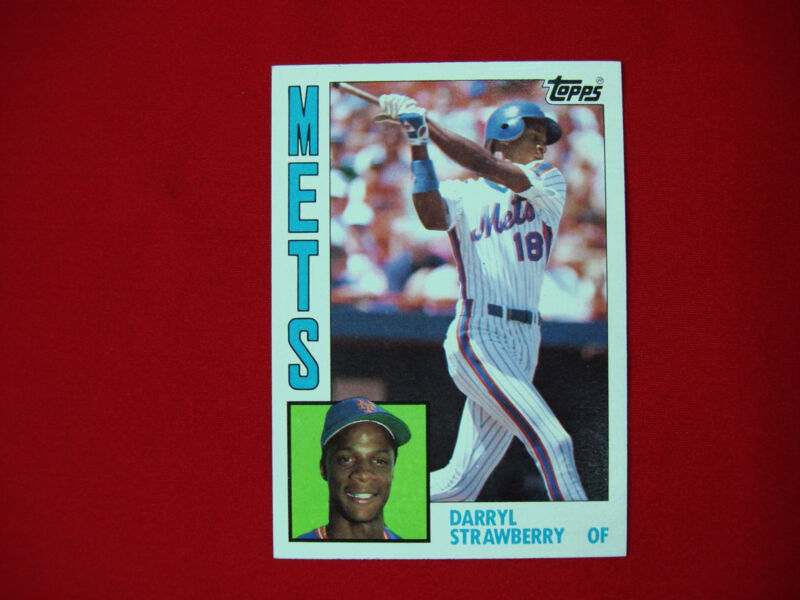 1984 Topps Darryl Strawberry rookie card #182 New York Mets