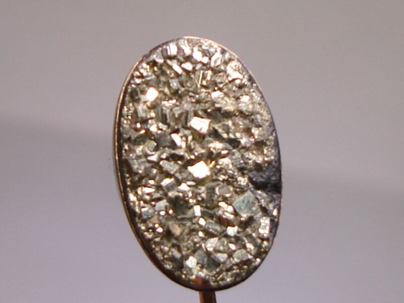 Antique Victorian Gold Filled Pyrite Stick Pin