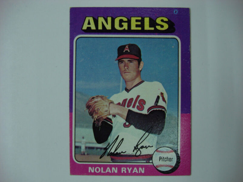 1975 Topps Nolan Ryan California Angels #500 Baseball Card