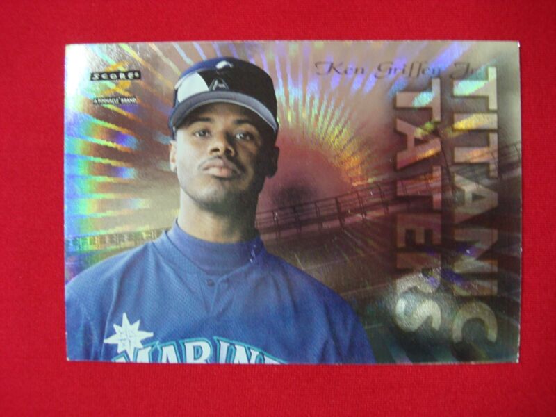 1996 Score Titanic Terrors Ken Griffey Jr. #3 Seattle Mariners Baseball Card