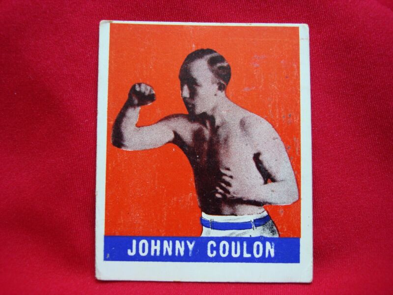 1948 Leaf Knock-Out Johnny Coulon Boxing Card #78