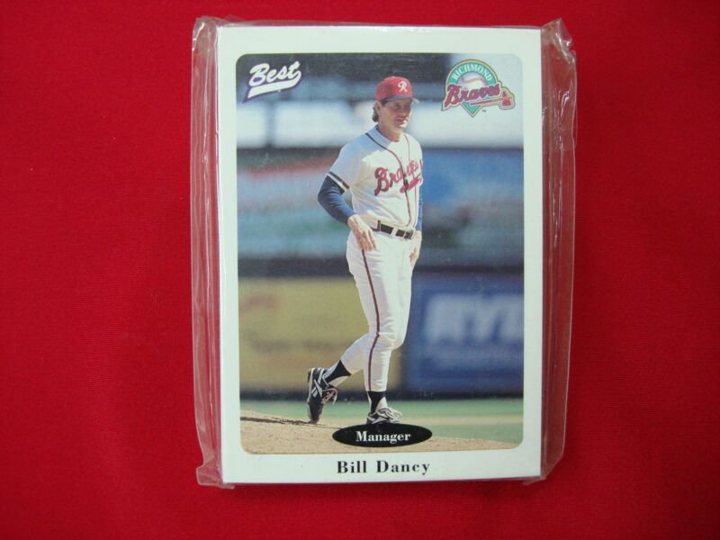 1996 Richmond Braves Minor League Team Set featuring Jermaine Dye, factory sealed