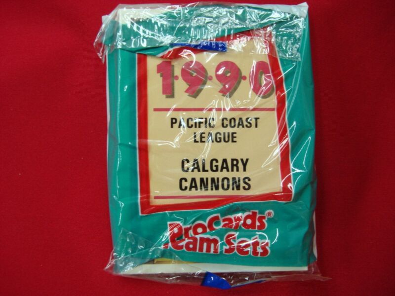 1990 Calgary Cannons ProCards Team Set with Tino Martinez Rookie Card