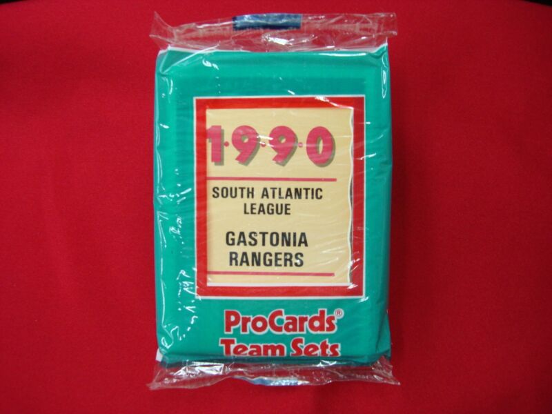 1990 Gastonia Rangers ProCards Minor League Baseball Team Set