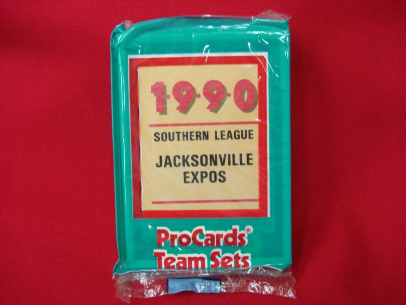 1990 Jacksonville Expos ProCards MiLB Team Set - Sealed