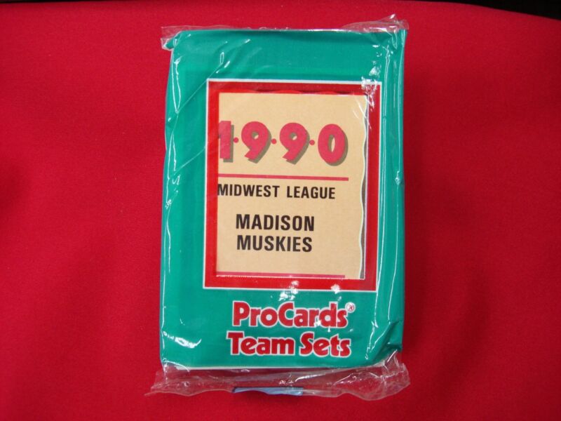 1990 Madison Muskies Procards Team Set - Kurt Abbott, Oakland A's Affiliate