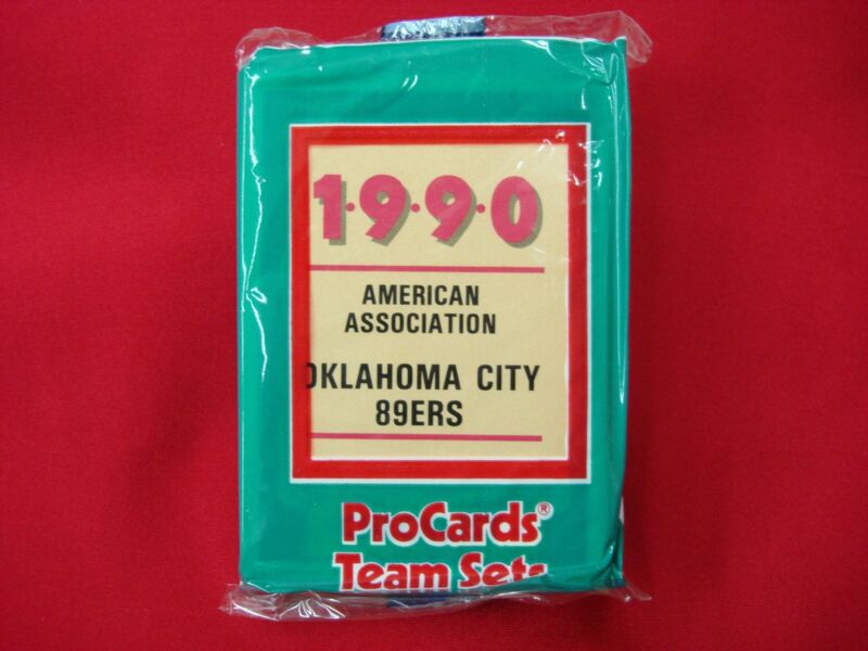 1990 Oklahoma City 89ers ProCards Team Set featuring Juan Gonzalez