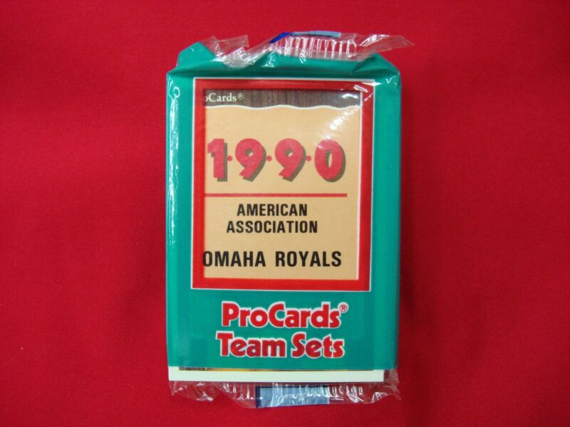 1990 Omaha Royals ProCards MiLB Team Set - Mel Stottlemyre, Factory Sealed
