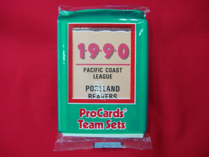 1990 Portland Beavers Minor League Baseball Card Set