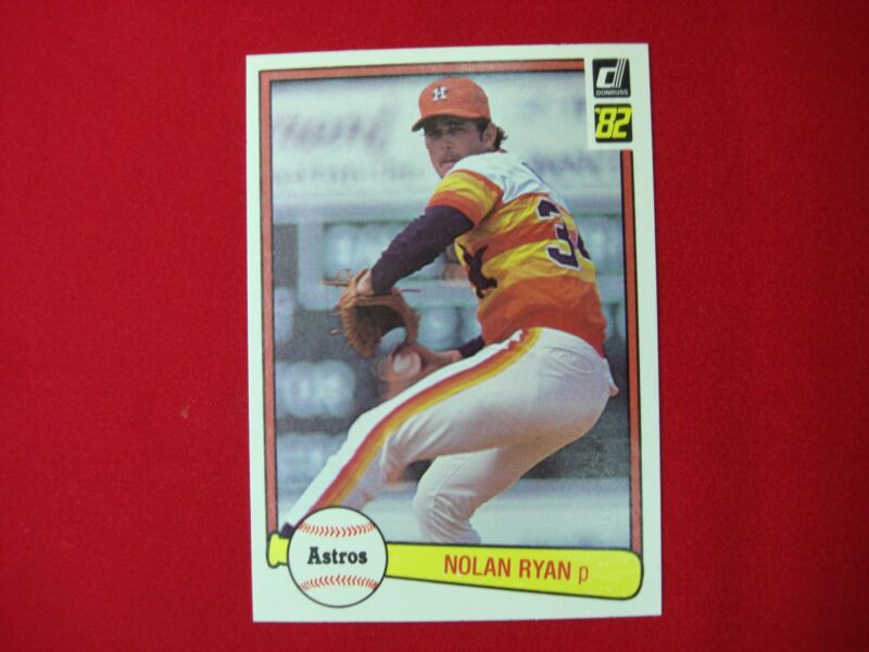 1982 Donruss Nolan Ryan baseball card, Houston Astros, HOFer, excellent condition