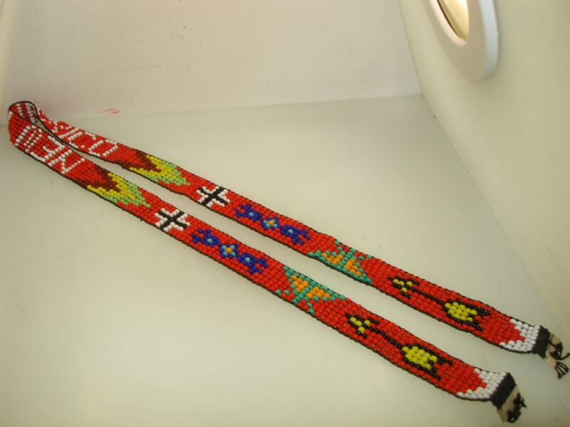 Vintage Native American beaded headband from New Mexico