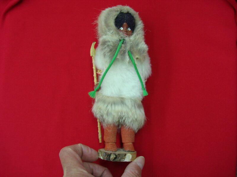 Vintage 1989 Calgary Native Doll - Seal Hunter