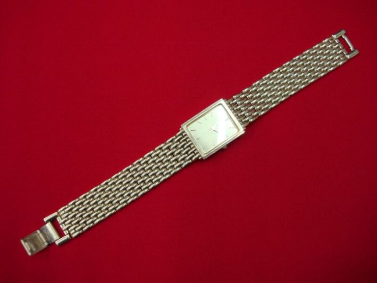 Pulsar V501-X110 Stainless Steel & Gold-Plated Wristwatch