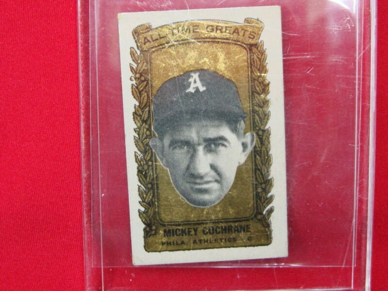1963 Topps Bazooka All-Time Greats Mickey Cochrane #34 Baseball Card