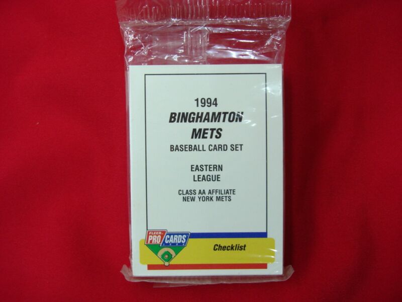 Sealed 1994 Binghamton Mets team set (Fleer ProCards) including Edgardo Alfonzo