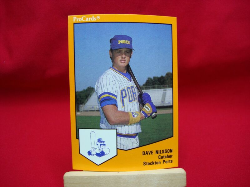 1989 Dave Nilsson Stockton Ports ProCards Minor League Baseball Cards