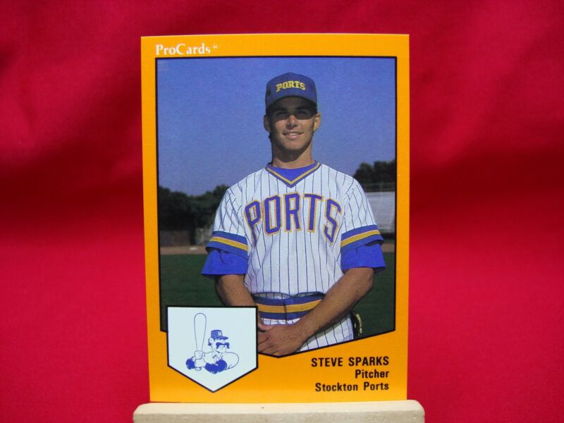 1989 Procards Minor League Baseball Cards: Steve Sparks Stockton Ports (#390)
