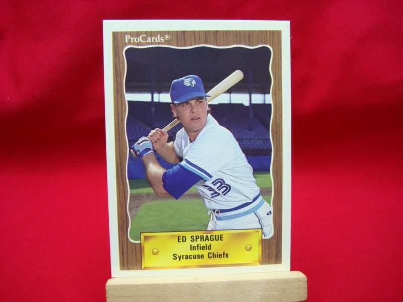 Vintage 1990 Ed Sprague Syracuse Chiefs ProCards Minor League Baseball Cards