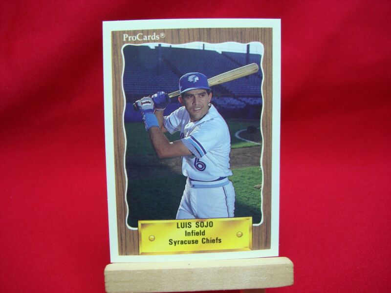 Vintage Luis Sojo Syracuse Chiefs ProCards Minor League Baseball Cards (Factory Overruns)