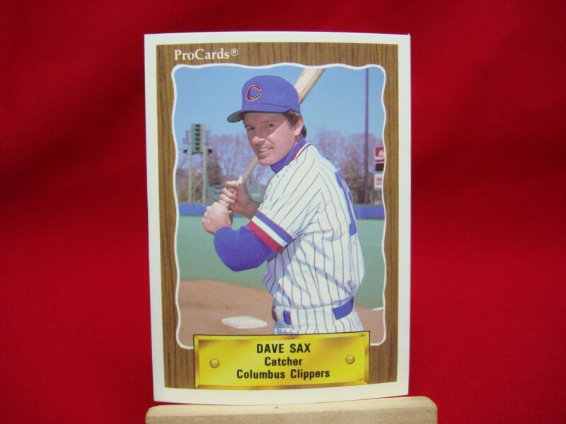 1990 ProCards Columbus Clippers Minor League Baseball cards featuring Dave Sax #680 and over 50 factory overruns
