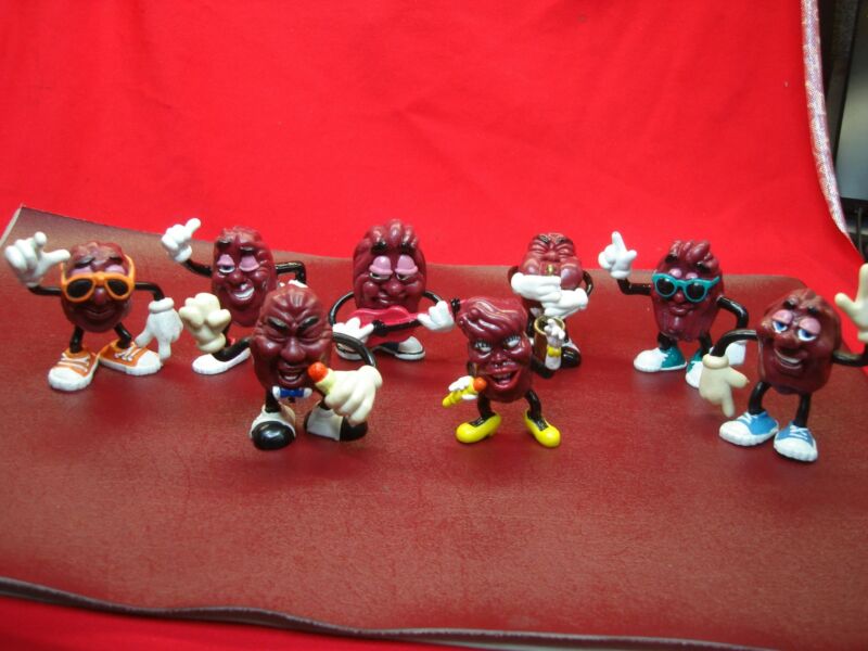 Applause California Raisins PVC Figures Set, Vintage Toys