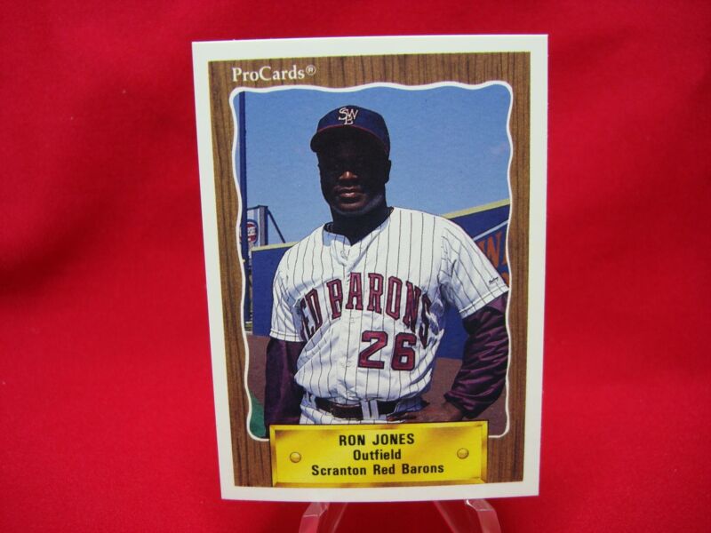 Collection of over 90 rare 1990 Ron Jones Scranton Red Barons ProCards baseball cards