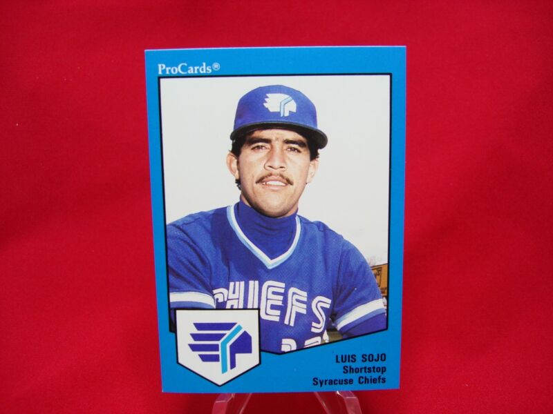 1989 Syracuse Chiefs ProCards Minor League Baseball Cards featuring Luis Sojo (#809)