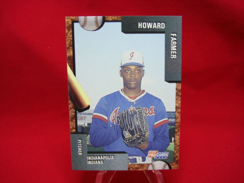 Vintage 1992 Fleer/ProCards Minor League Baseball Cards - Indianapolis Indians + Howard Farmer Expos #1854