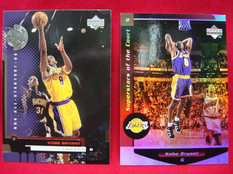 Kobe Bryant 1998-99 Upper Deck trading cards - Ovation and To The Net