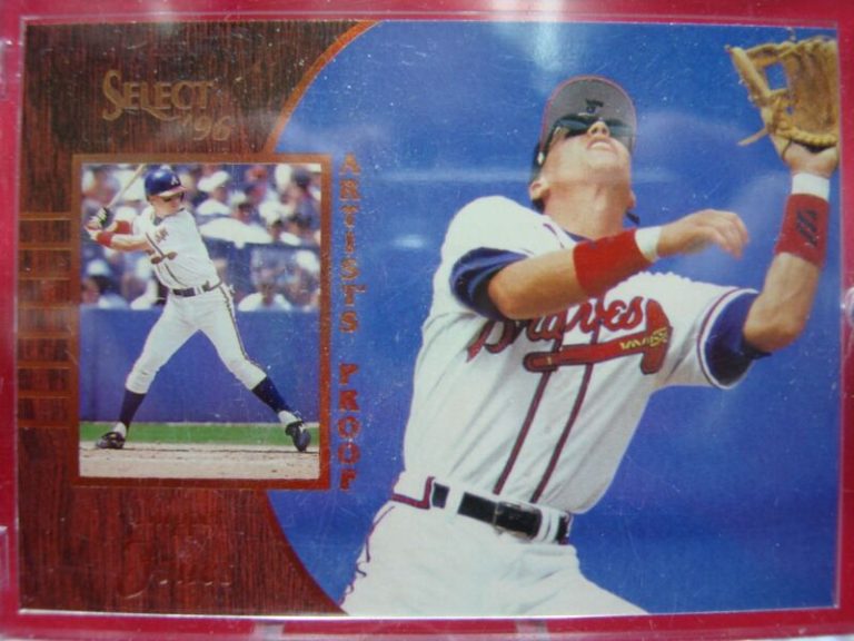Chipper Jones 1996 Select Artist's Proof #41 PSA Graded Baseball Card