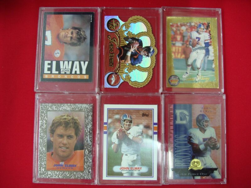 Vintage John Elway football card set - Denver Broncos