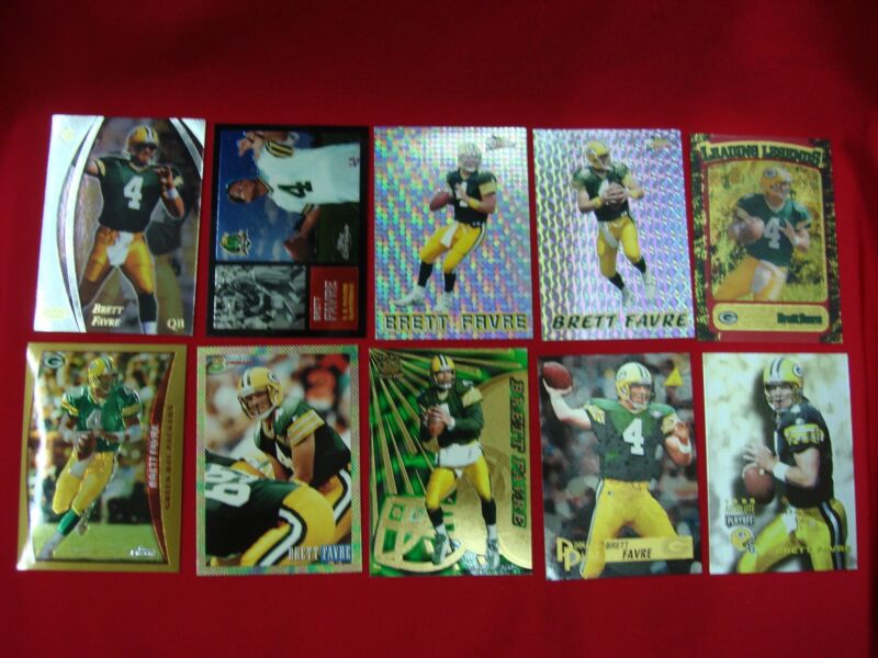 Brett Favre Green Bay Packers Football Card Collection