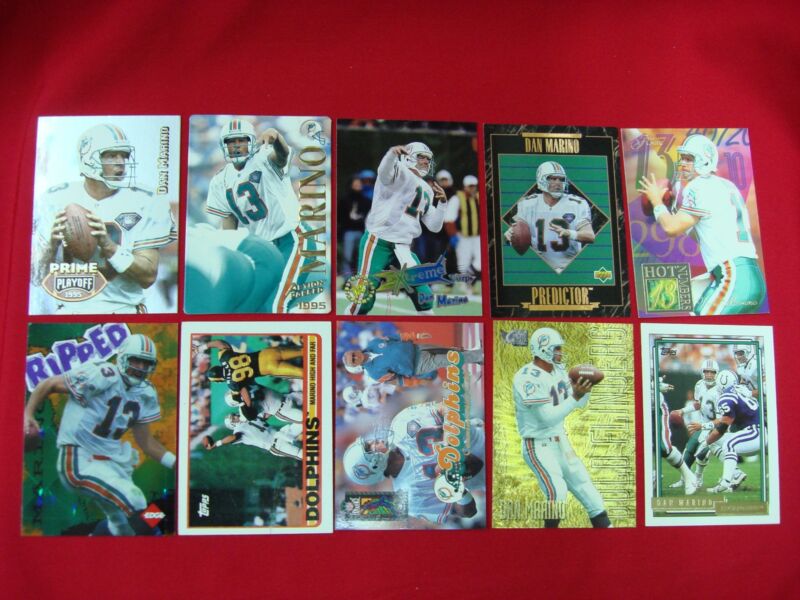 Dan Marino Miami Dolphins Football Card Collection