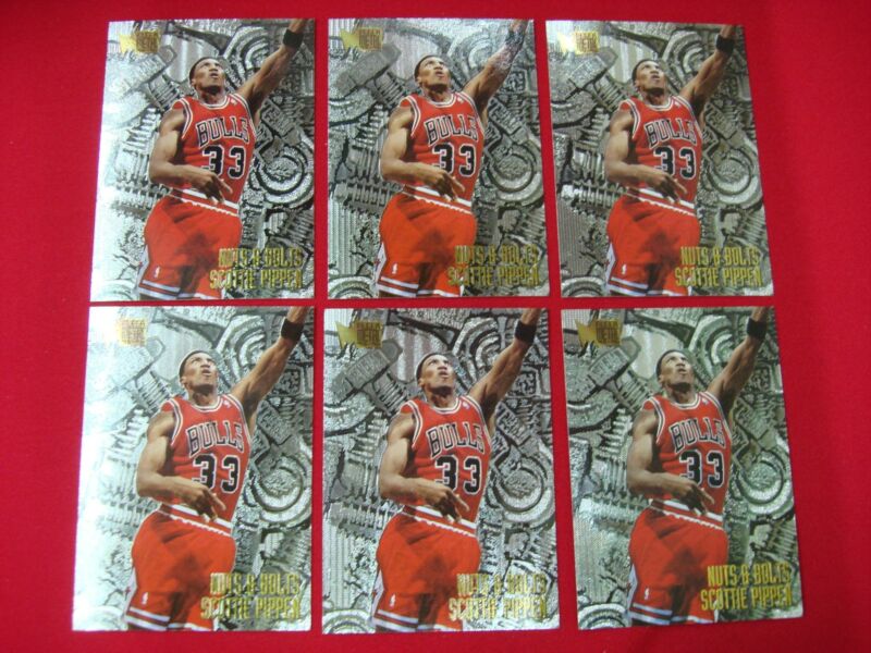 Scottie Pippen Fleer Metal Nuts & Bolts insert cards (#216)