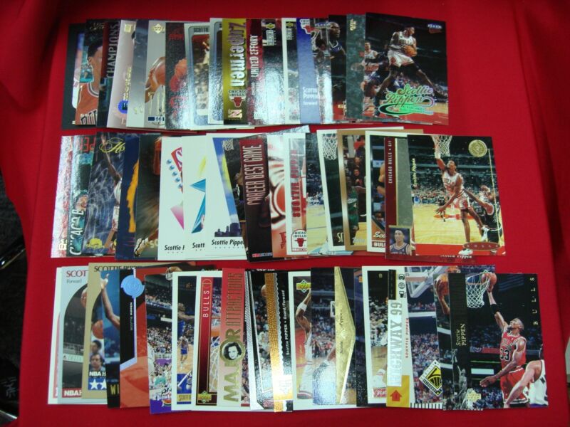 Scottie Pippen 'Last Dance' Card Collection - 56 Inserts & Premiums