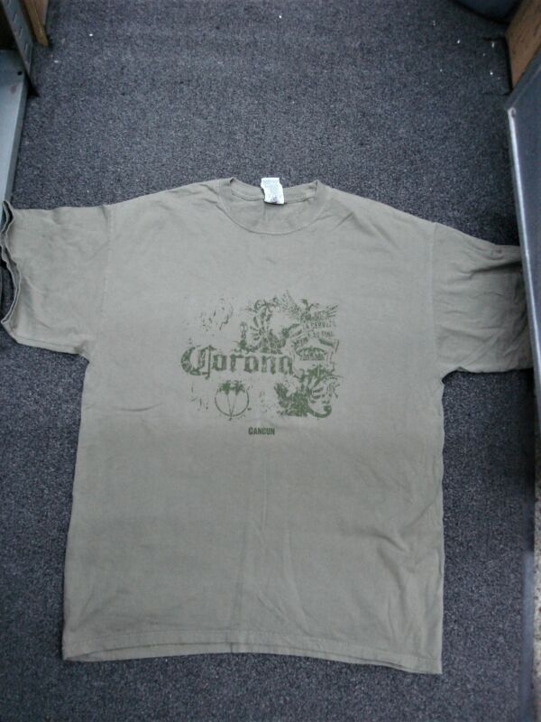 Vintage Corona Cancun t-shirt, size large, weathered look