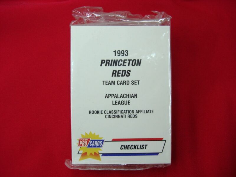1993 Fleer Procards Princeton Reds MLB Team Set
