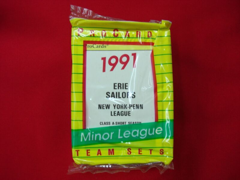 1991 Erie Sailors ProCards Minor League Baseball Card Set