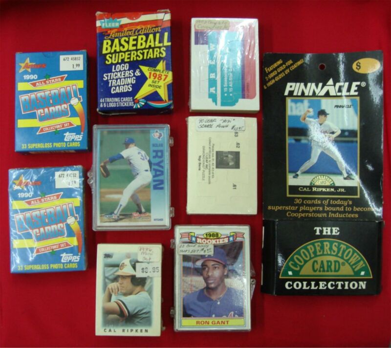 Vintage 1980s & 90s baseball memorabilia lot