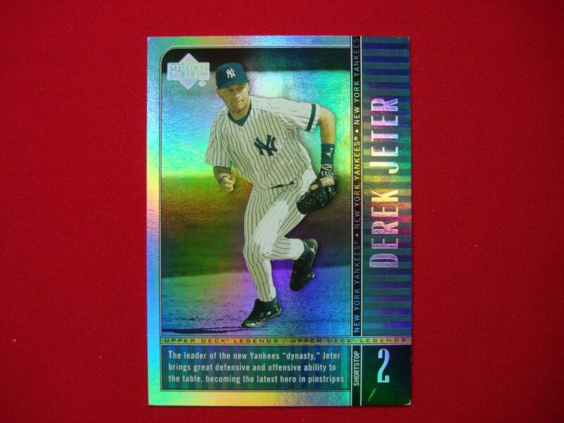 Derek Jeter 2000 Upper Deck Legends #88 Serial Numbered (40/100) Baseball Card in Gem Mint Condition