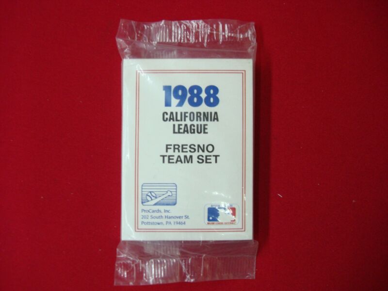 1988 Fresno Suns ProCards Minor League Baseball Card Set