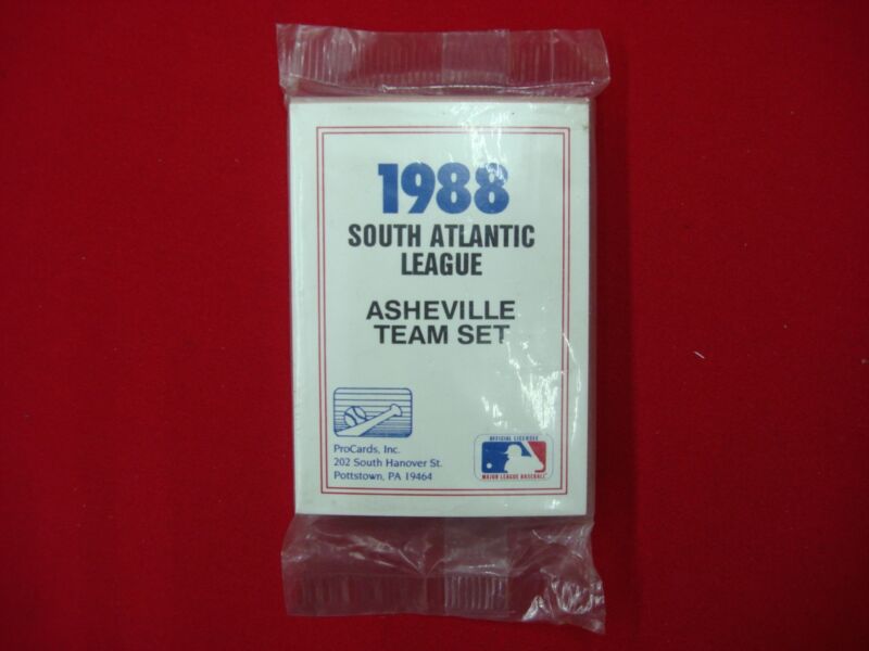 1988 Asheville Tourists ProCards Minor League Baseball Set Factory Sealed