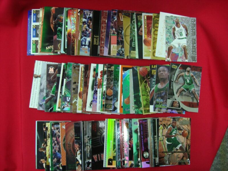 Collection of 90 Antoine Walker basketball cards