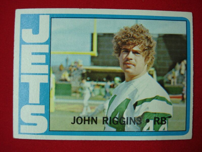 1972 Topps John Riggins #13 New York Jets Football Card