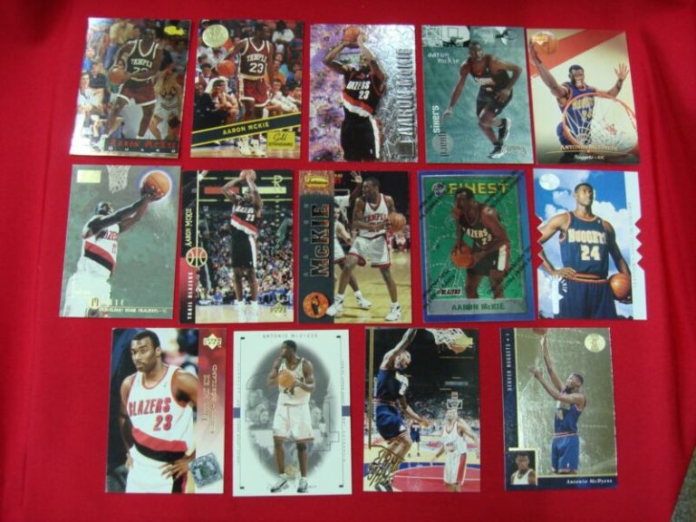 Aaron McKie and Antonio McDyess basketball card lot