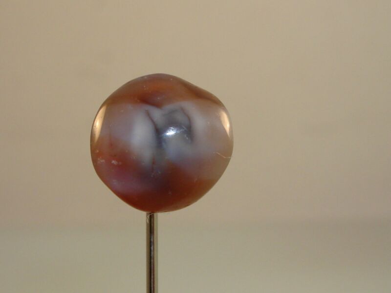 Vintage Shiva Bulls Eye Agate Stick Pin