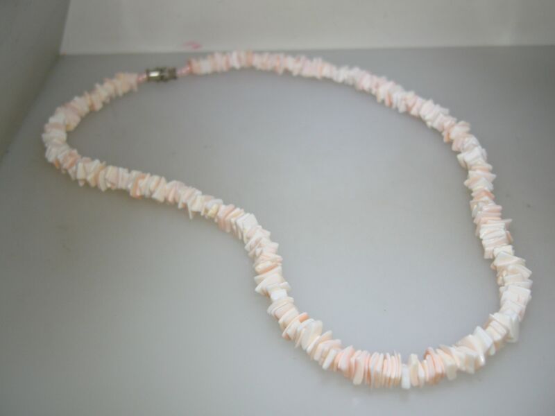 Vintage Angel Skin Coral Choker Necklace